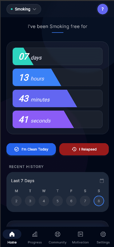 Reset App Interface